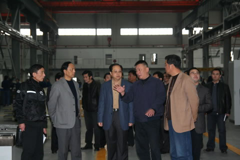 杭州市临安市向导来公司调研-企业新闻-浙江杭机股份有限公司