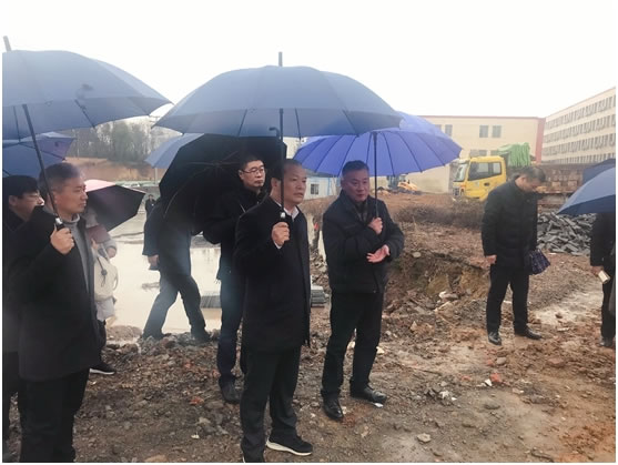 浦江县委书记程天云调研杭机建设项目-企业新闻-浙江杭机股份有限公司