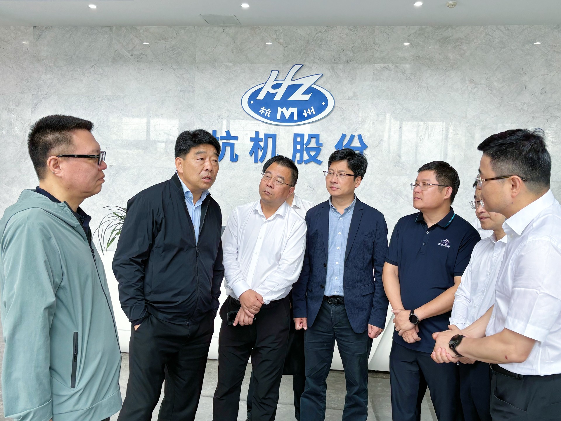 浙江省人民政府副省长柯吉欣调研杭机股份-企业新闻-浙江杭机股份有限公司